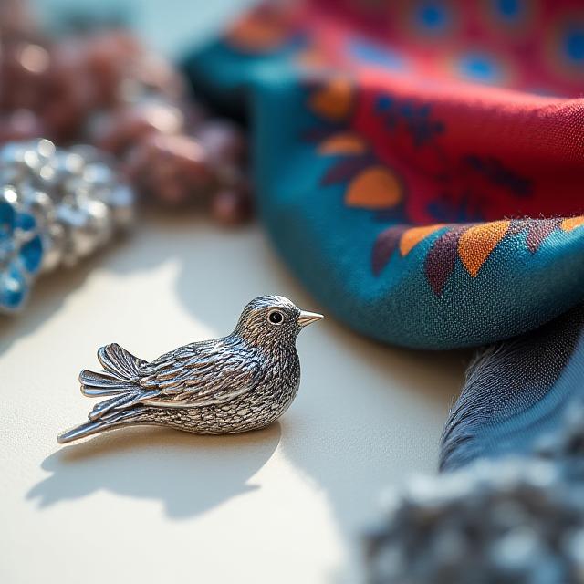 Artisan bird-themed jewellery and fashion accessories